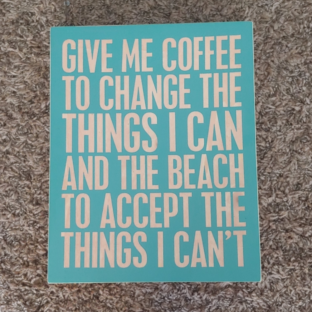 New wooden decor sign